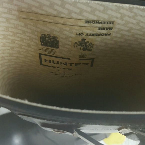 Hunter rain boots black boys girl size 2M/3F - Picture 6 of 8